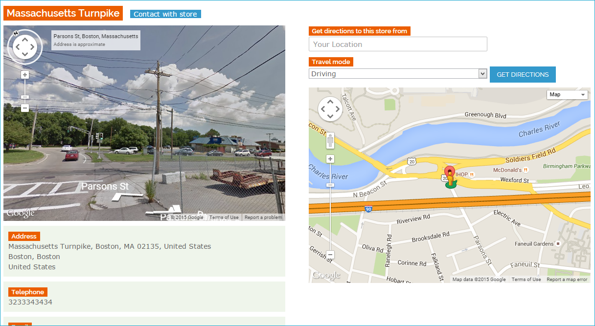 Magento store locator extension by MageHit