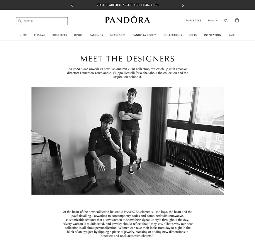 Meet the Designers Pandora